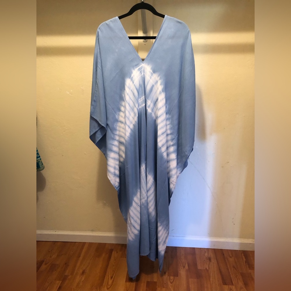 Tie dye maxi dress